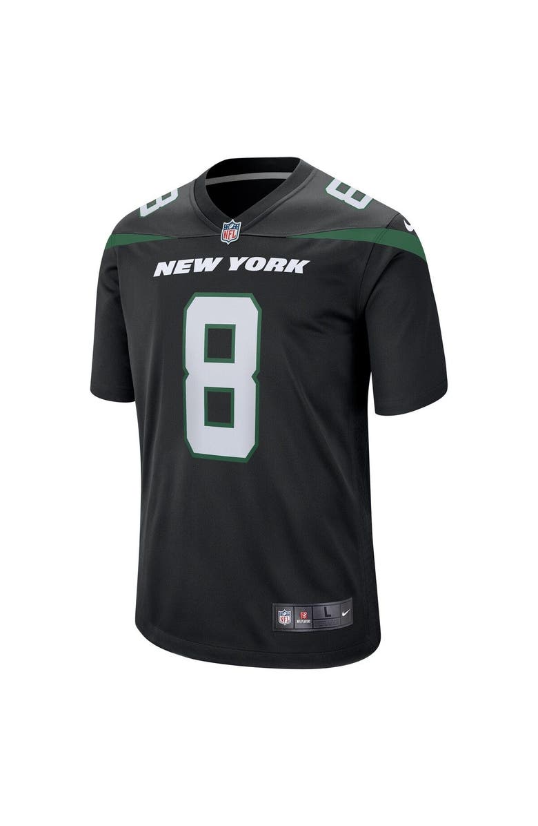 Nike Men's Nike Aaron Rodgers Black New York Jets Game Jersey, Alternate, color, Black