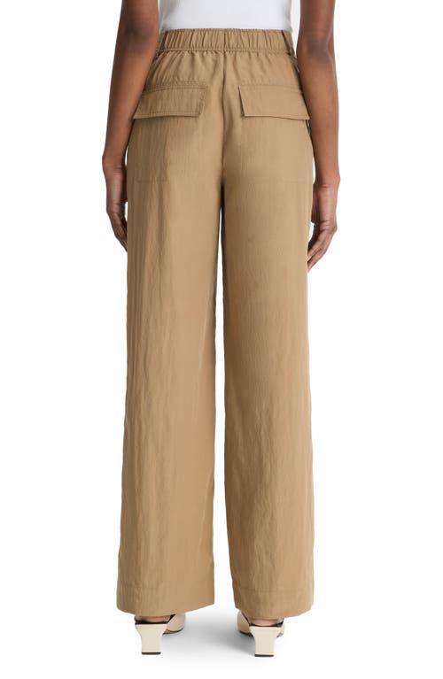Vince Utility Straight Leg Pants In Taupe Wood