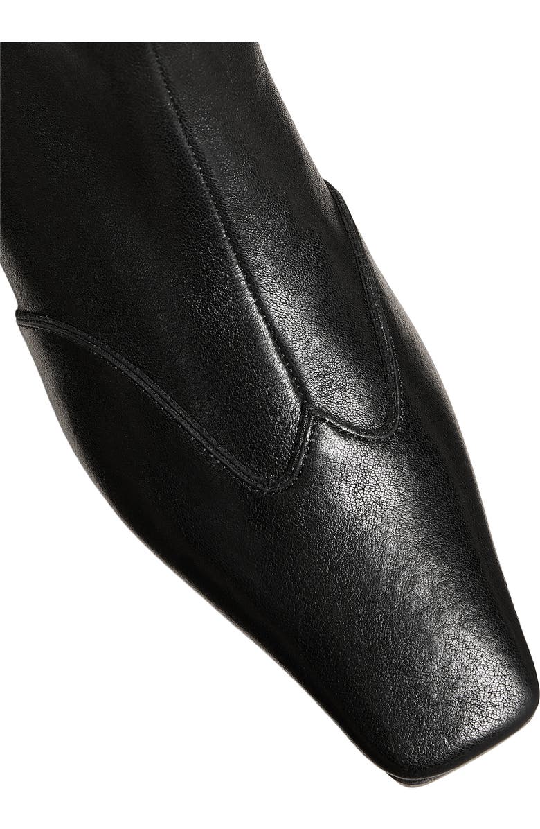 Khaite Nevada Square Toe Bootie, Alternate, color, Black