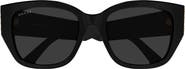 Gucci 54mm Square Sunglasses