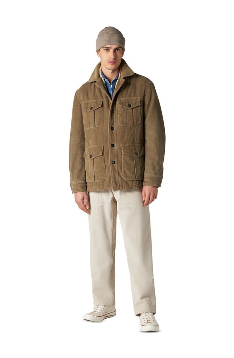 Fortela Saharan Corduroy Jacket, Alternate, color, Taupe