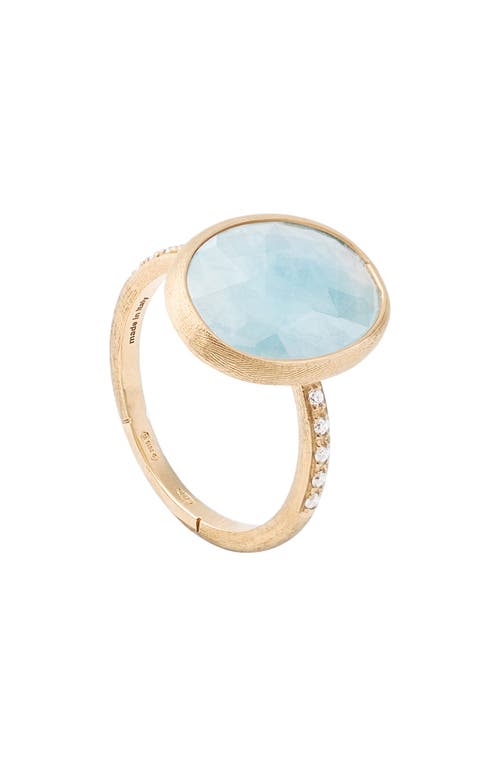 Marco Bicego Siviglia Aquamarine Ring In Yellow Gold