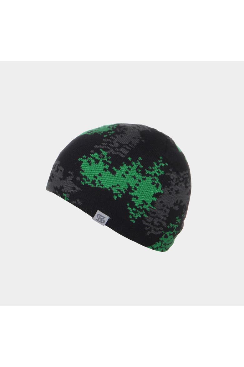 Bolton Men's Camo Beanie, Main, color, Black Grey Green
