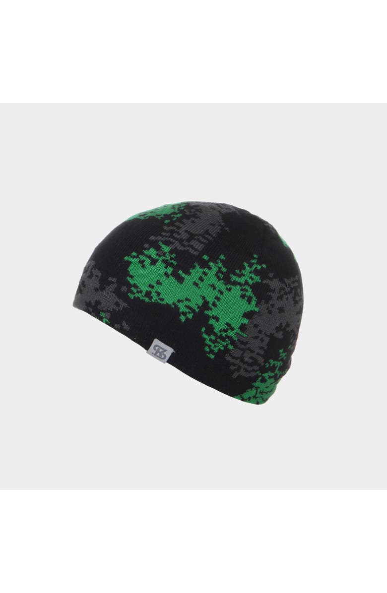 Kanut Sports Bolton Men's Camo Beanie, Main, color, Black Grey Green