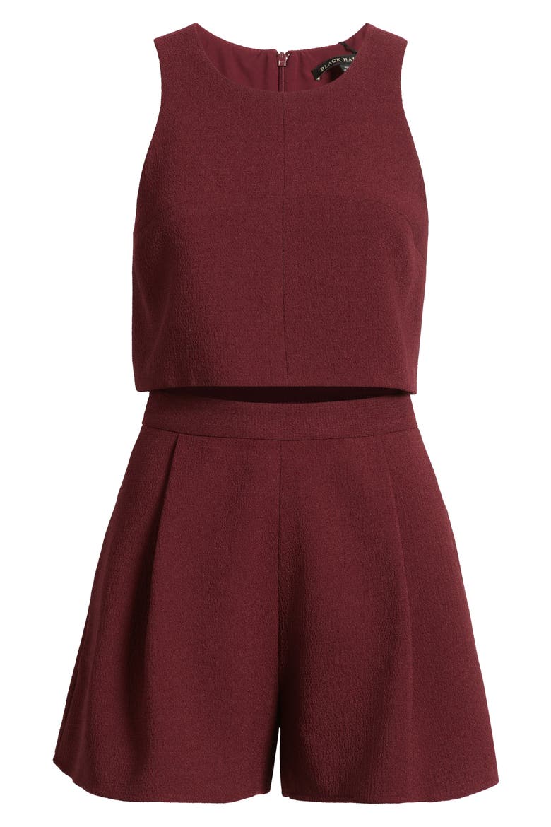 Sanibel Crop Top & High Waist Shorts Set, Alternate, color, HEROINE