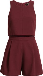 Black Halo Sanibel Crop Top & High Waist Shorts Set