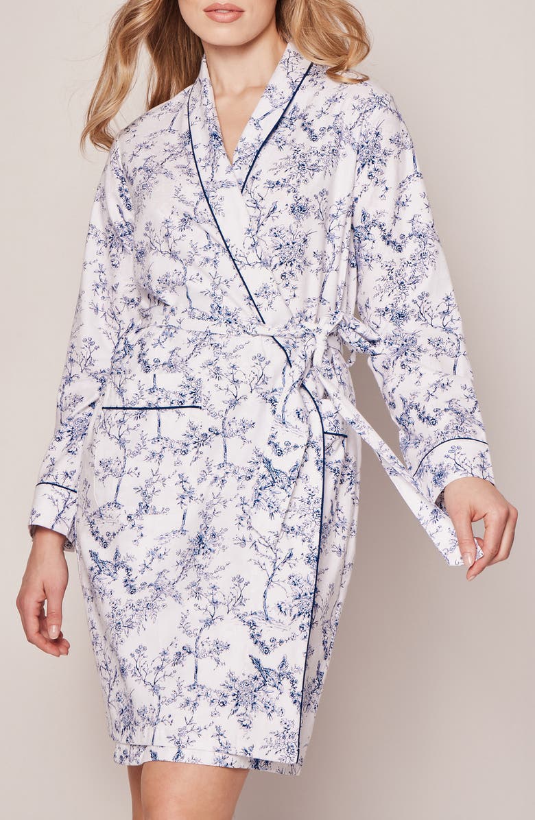 Petite Plume Timeless Toile Robe, Main, color, White