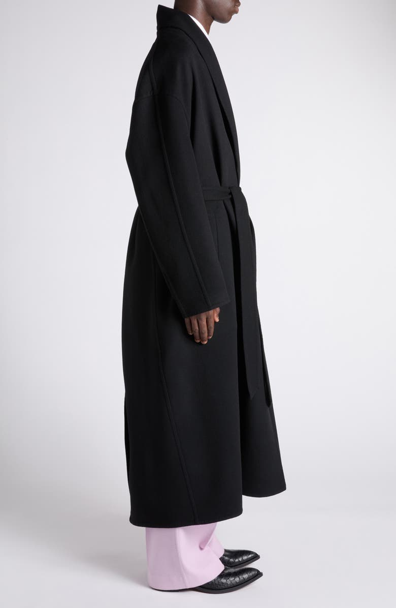 TOM FORD Double Splittable Virgin Wool & Cashmere Coat, Alternate, color, Lb999 Black