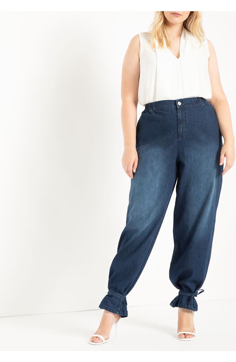 ELOQUII The Ultimate Layering Tank, Alternate, color, Soft White