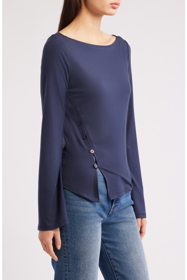 Nicola Knit Top, Alternate, color, MIDNIGHT