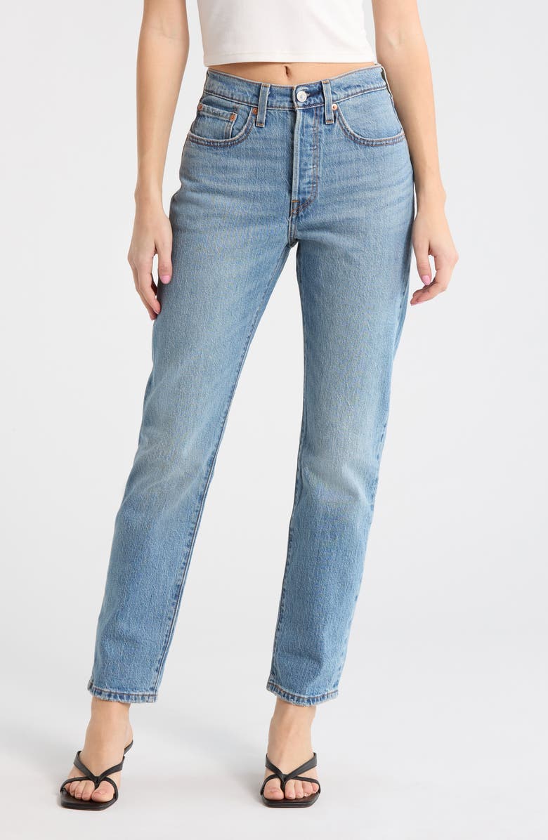 Levi's 501<sup>®</sup> High Waist Straight Leg Jeans, Main, color, Grand Magic