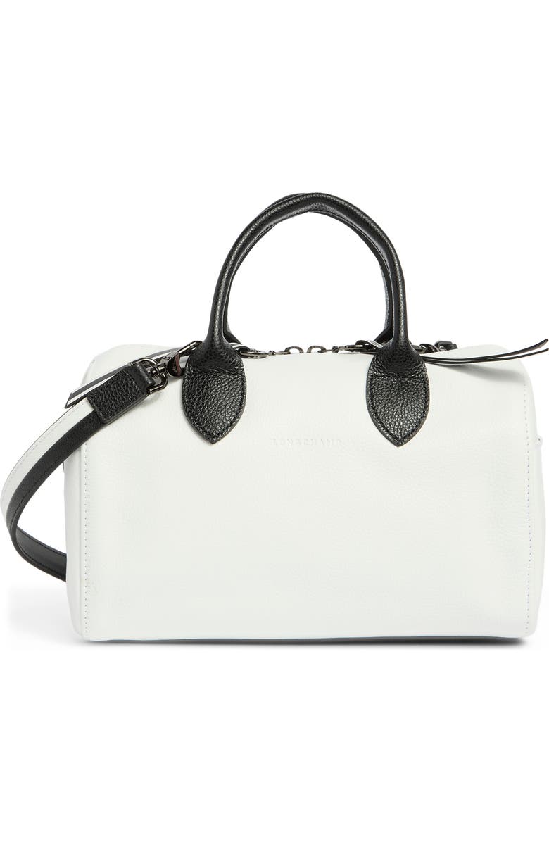 Longchamp Leather Satchel Bag, Main, color,