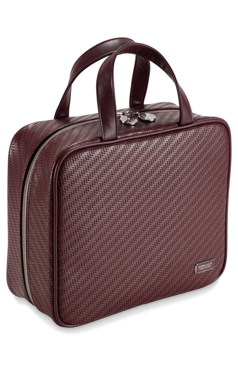 Stephanie Johnson Rosewood Ruby Martha Large Makeup Case, Alternate, color, Purple