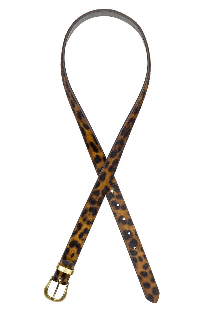 Patricia Nash Laurin Genuine Calf Hair Belt, Alternate, color, 