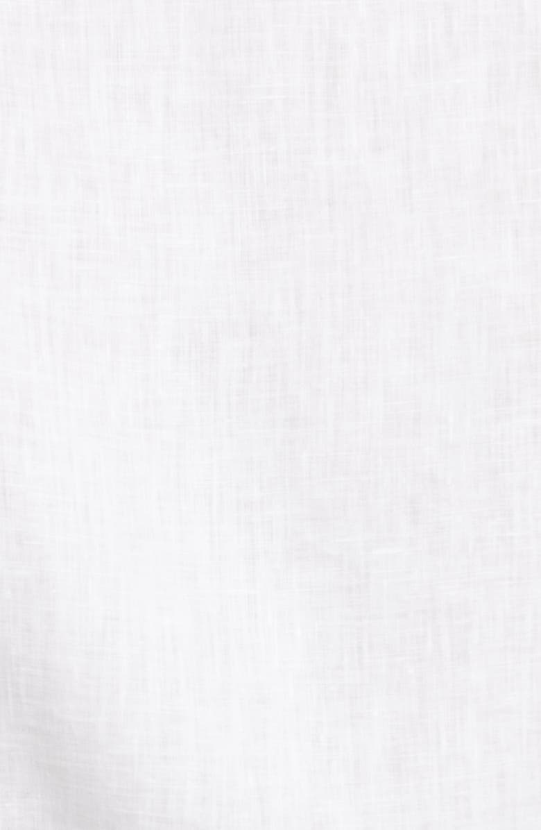 Giorgio Armani Slim Fit Long Sleeve Linen Button-Up Shirt, Alternate, color, 