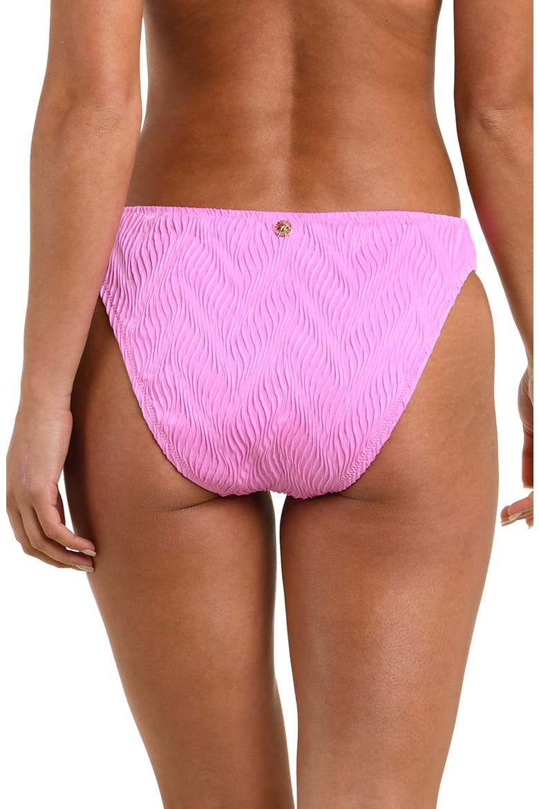 Ethereal Echo Mid Waist Bikini Bottoms, Alternate, color, BLUSH