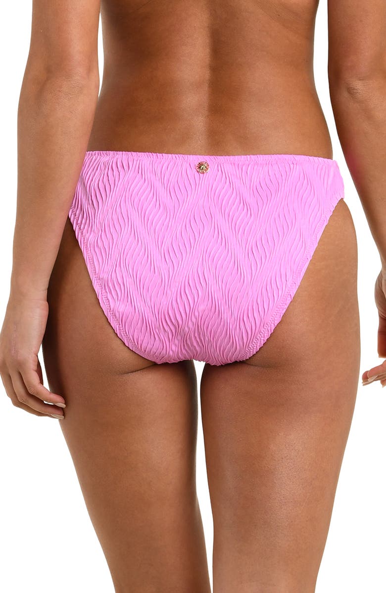 Sunshine 79 Ethereal Echo Mid Waist Bikini Bottoms, Alternate, color, Blush