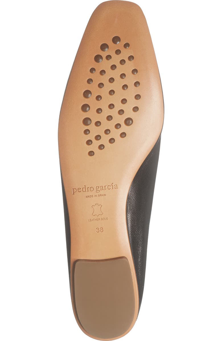 Pedro Garcia Tula Flat, Alternate, color, Black Kid Skin