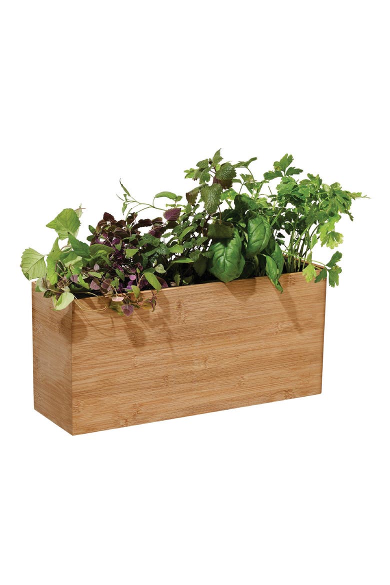 Smart Indoor Hydroplanter, Alternate, color, WOOD