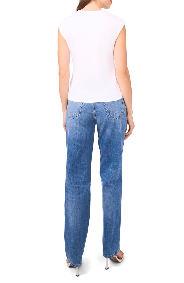 Halogen<sup>®</sup> Extended Shoulder Sleeveless Top, Alternate, color, Bright White