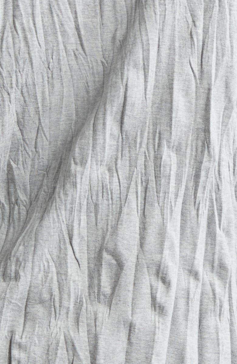 Bottega Veneta Crushed Sisi Jersey Graphic T-Shirt, Alternate, color, 1367 Light Grey Melange