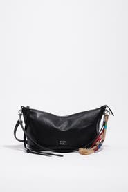 Bimba y Lola Medium Leather Trapecio Bag