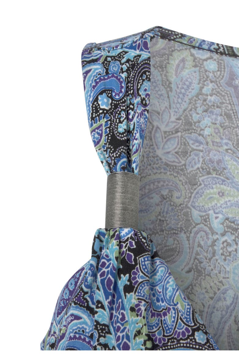 Strap Detail Top, Alternate, color, Blue Multi