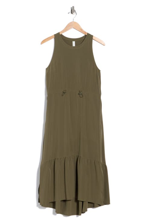 Pursuit Tiered Midi Dress