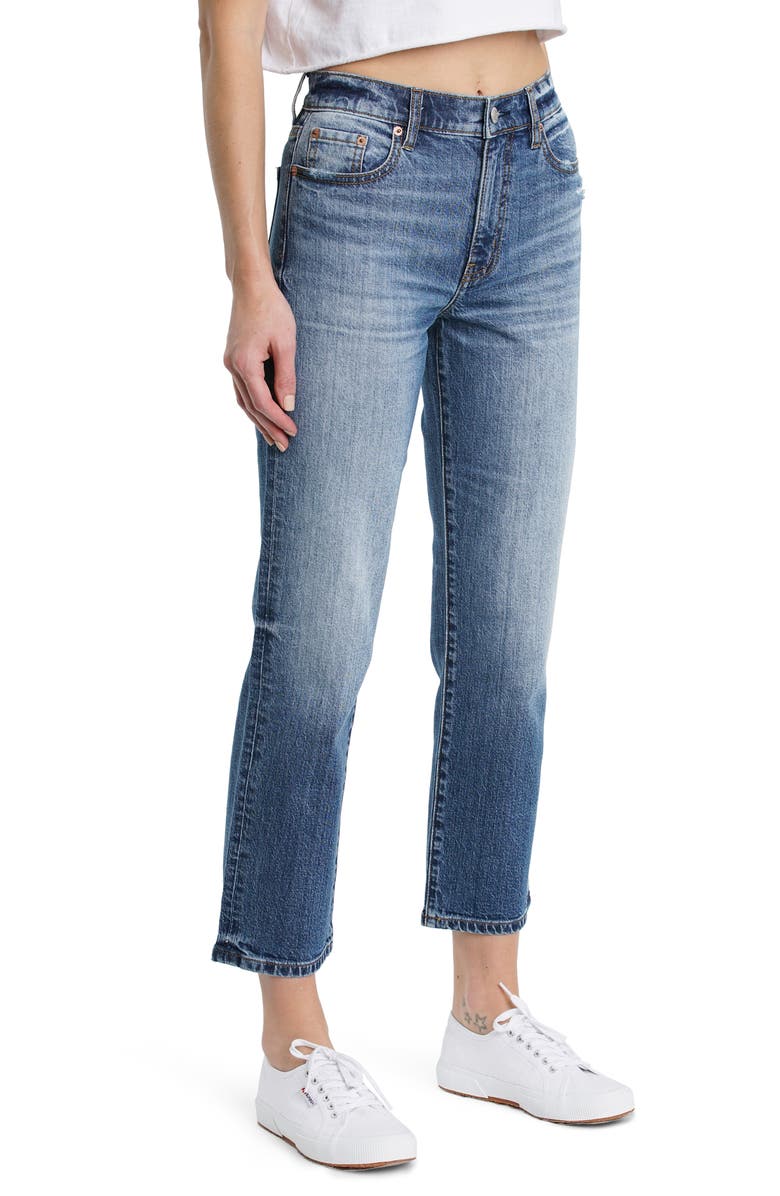 DAZE Straight Up High Waist Straight Leg Jeans, Alternate, color,