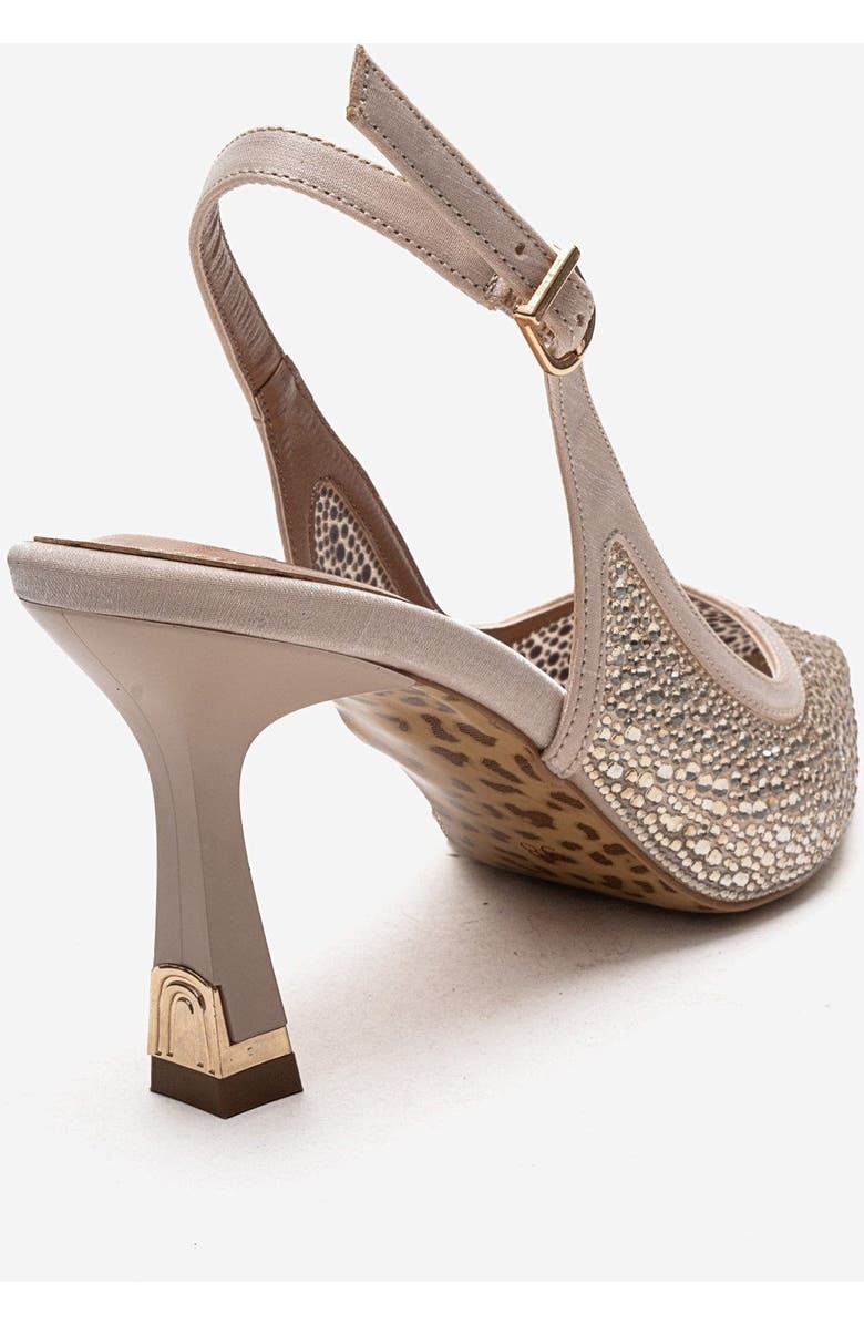 Prologue Shoes Frea Slingback Stiletto Pump, Alternate, color, Nude