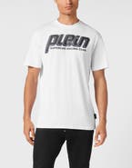 PHILIPP PLEIN Jersey T-Shirt Round Neck Ss Racing Club Men