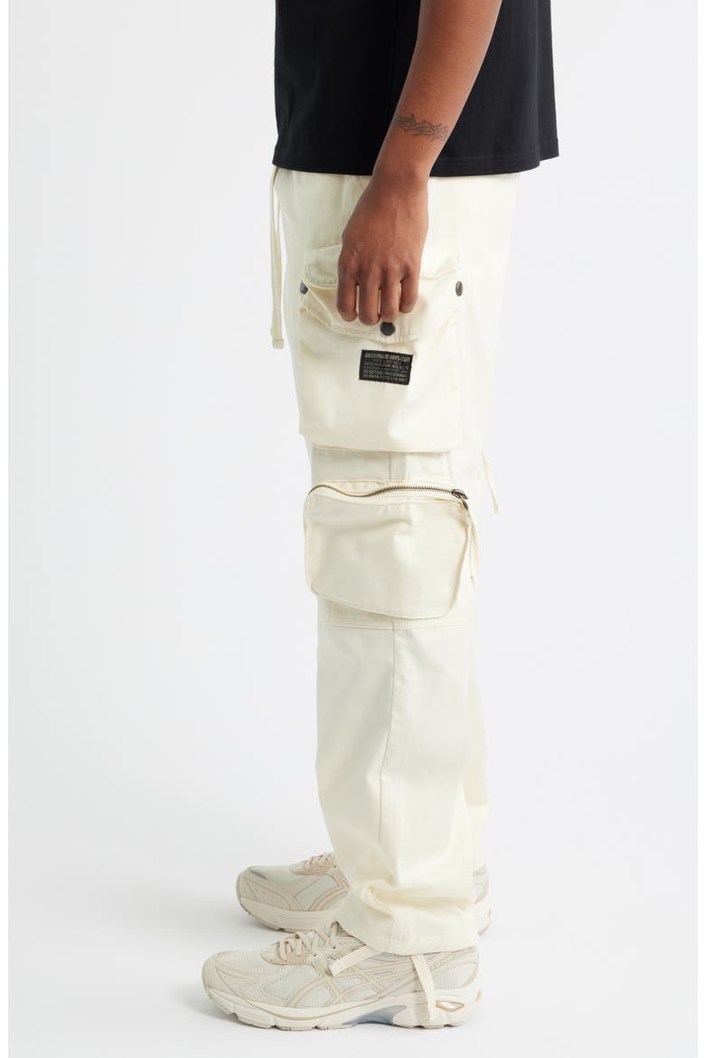 Barracks Pull-On Twill Cargo Pants, Alternate, color, WINTER WHITE