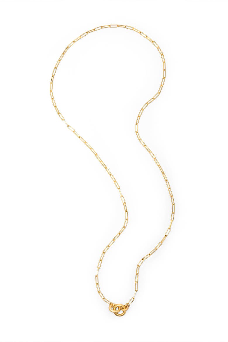 Voyage Necklace Clip Chain Light. Handmade in Italy, Alternate, color, 18k Gold Plated