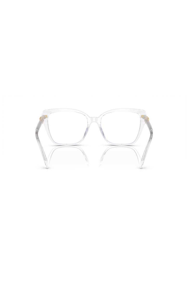 55mm Square optical glasses, Alternate, color, Transparent