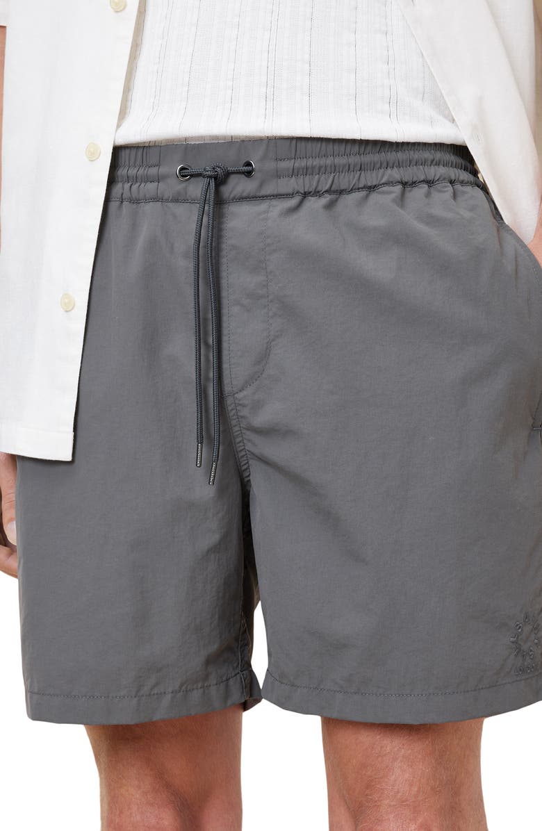 AllSaints Haven Swim Trunks, Main, color, Pillar Grey