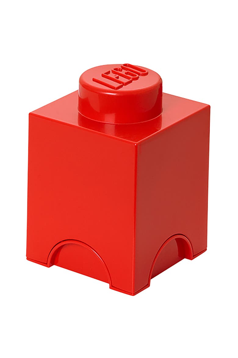 Storage Brick 1, Bright Red, Alternate, color, Red