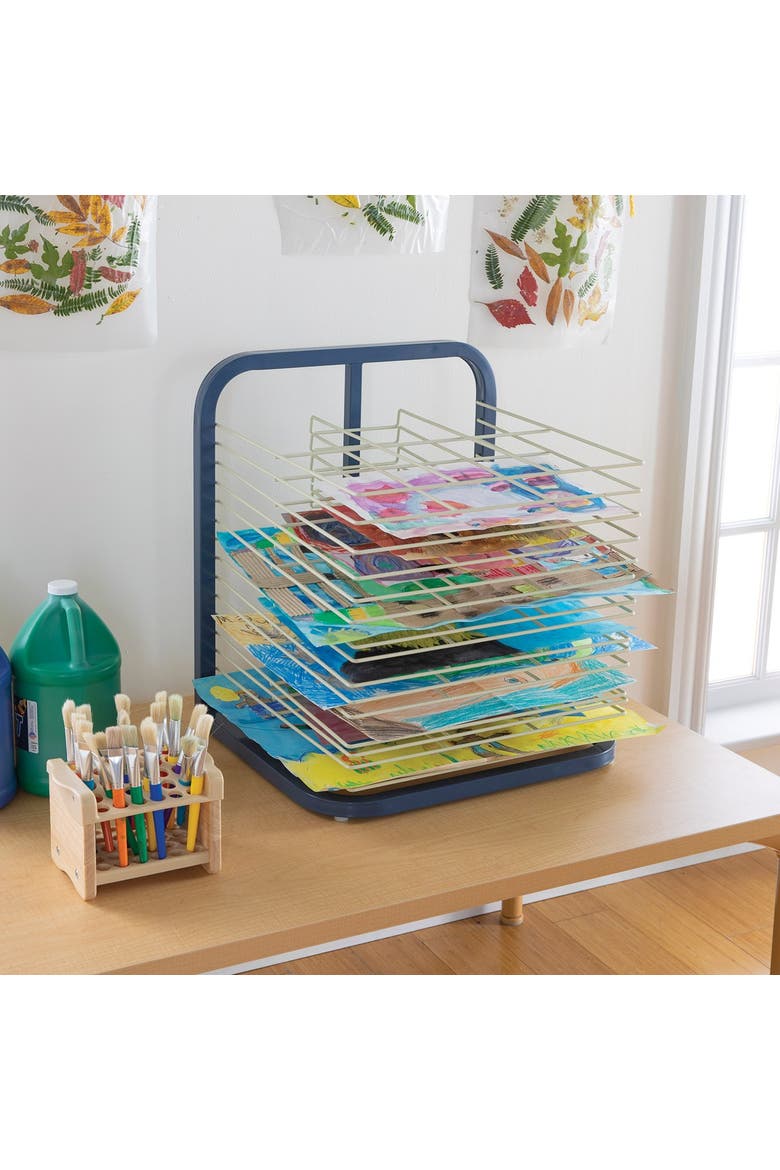 Tabletop Multipurpose Drying Rack, Alternate, color, Blue