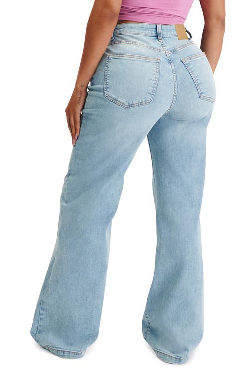 Cotton On Curvy Stretch Wide Jean In Blue