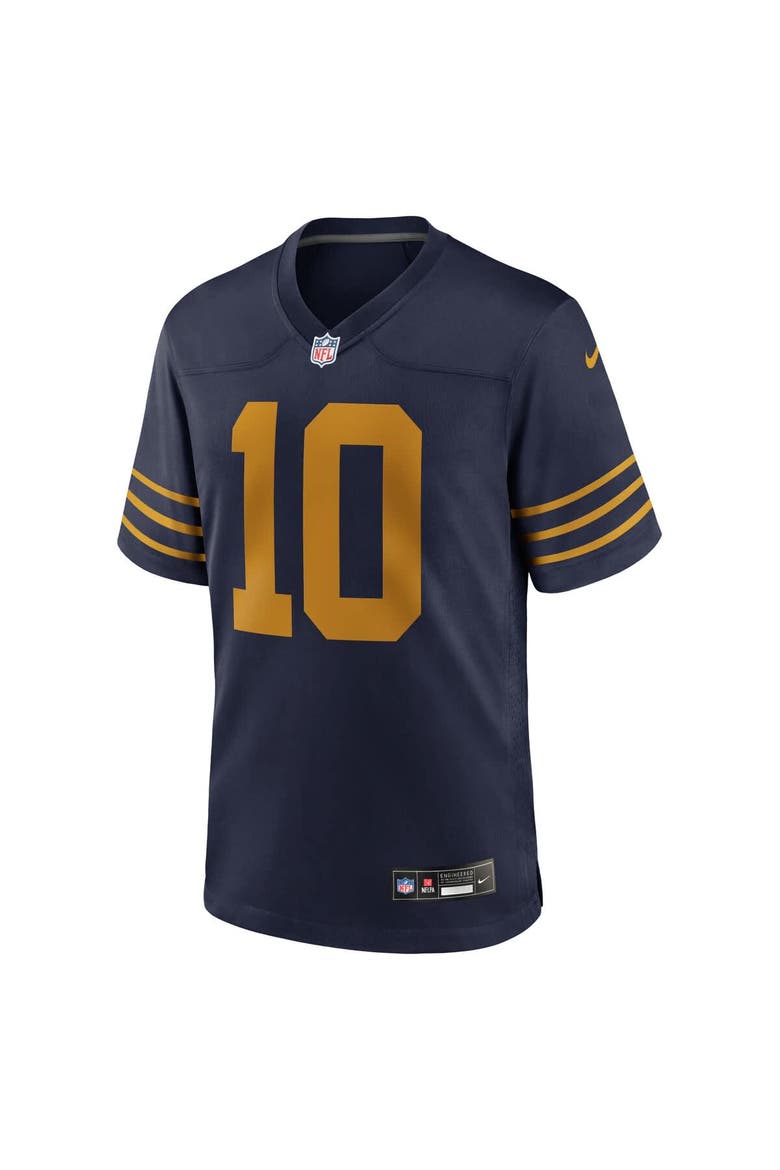 Men's Nike Jordan Love Navy Green Bay Packers The 1923 Classic Game Jersey, Alternate, color, Navy