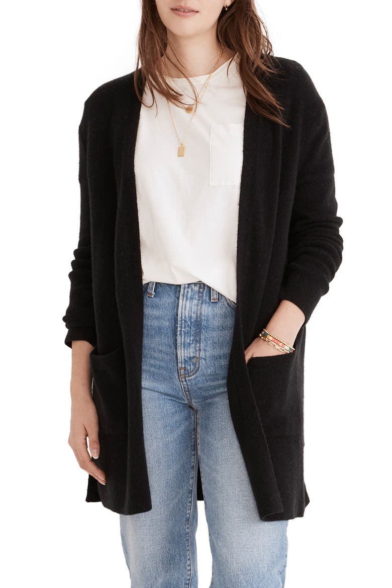 Kent Cardigan Sweater, Main, color, TRUE BLACK