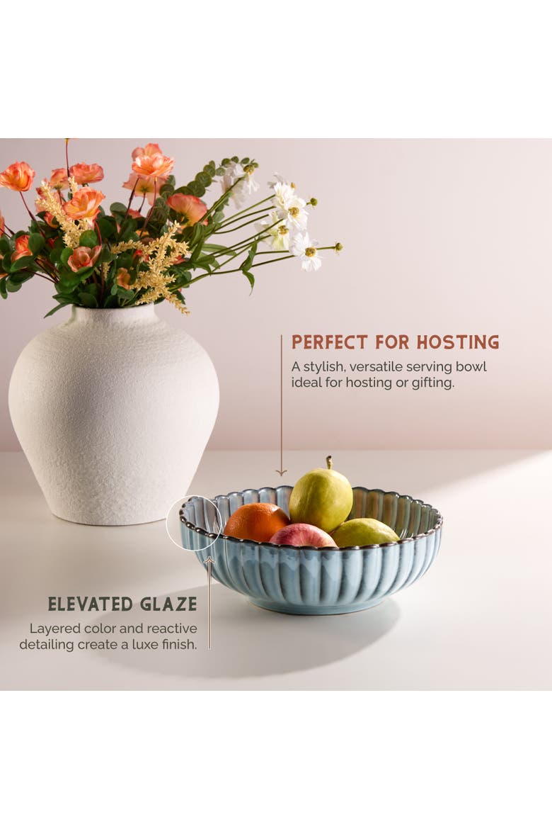 Tidal Collection Serving Bowls - Set of 2, Alternate, color, Blue