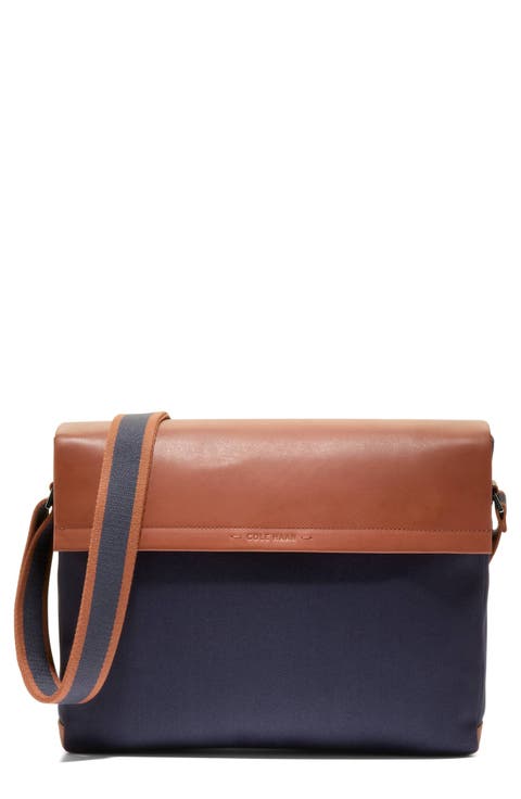 Judson Brushed Twill Messenger Bag