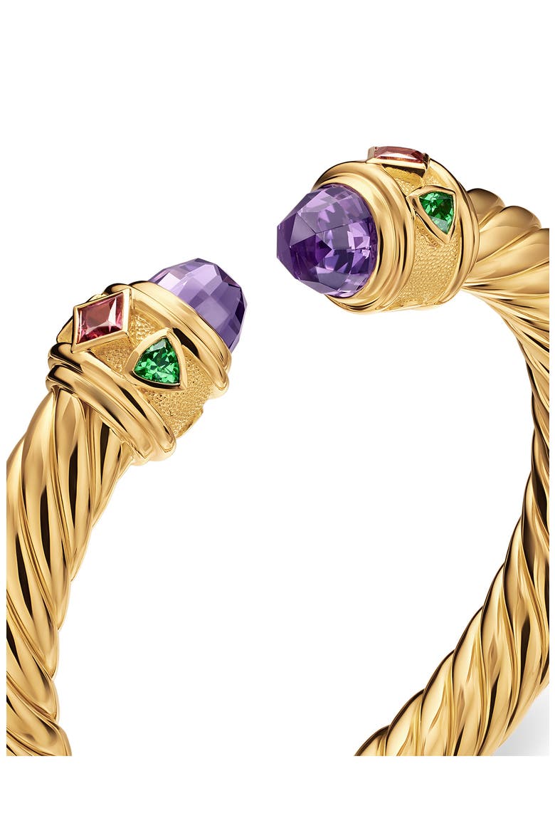 Renaissance Bracelet with Semiprecious Stones, Alternate, color, AMETHYST