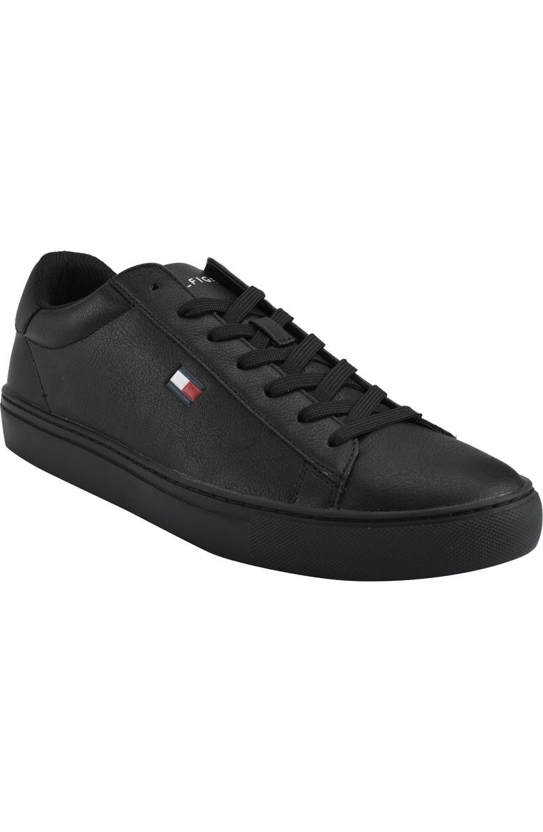 Tommy Hilfiger Brecon Signature Sneaker, Main, color, Black