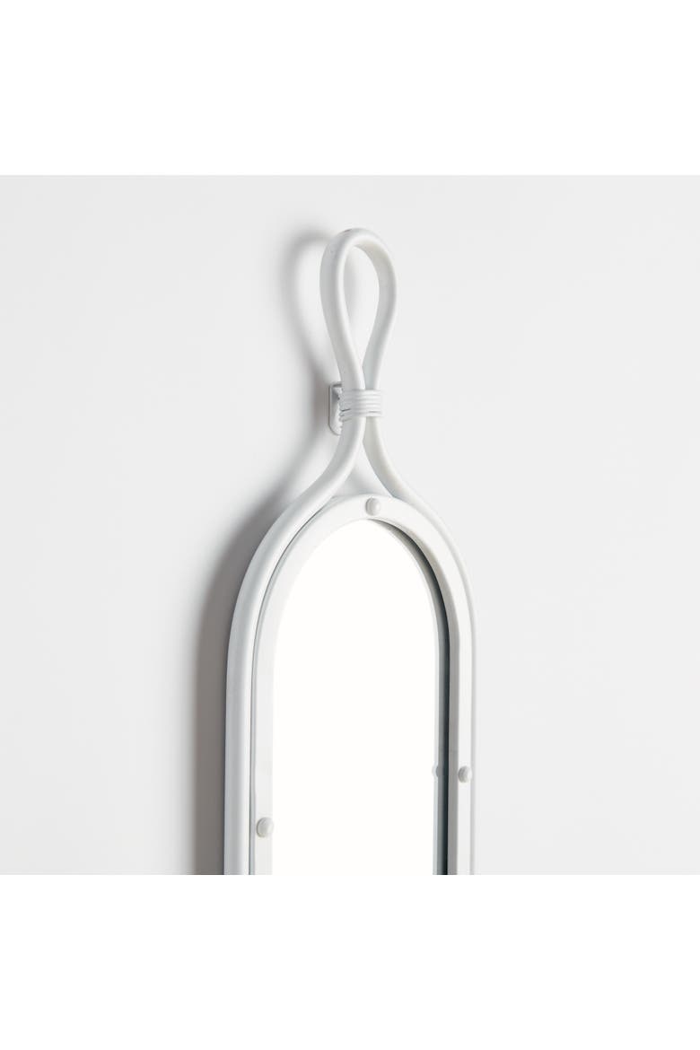 58.5"H x 0.75"D x 7.75"W Silver Framed Tall Narrow Full Length Wall Mirrors Set of 2, Alternate, color, Silver