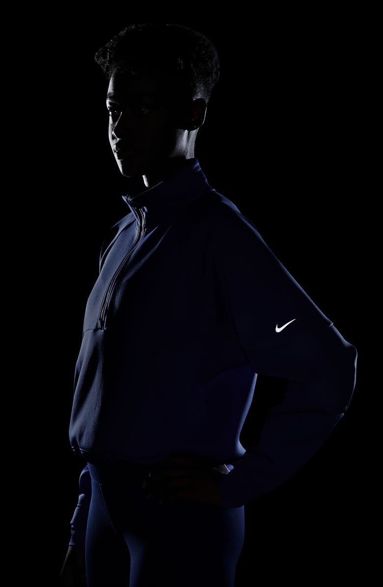 Nike Dri-FIT Prima Half Zip Pullover, Alternate, color, Blue Joy/ Black