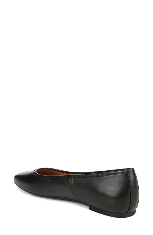 Shop Vionic Orinda Square Toe Flat In Black
