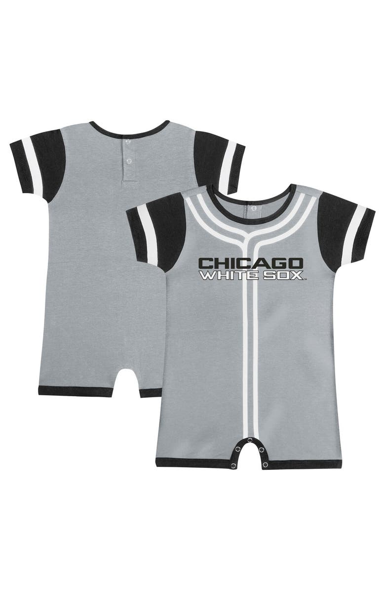 Outerstuff Infant Gray Chicago White Sox Fast Pitch Romper, Main, color, Gray