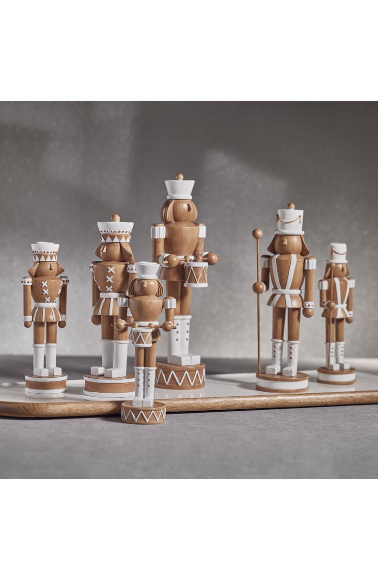 Zodax Gelsey 9.75-Inch Nutcracker Candleholder, Alternate, color, Brown