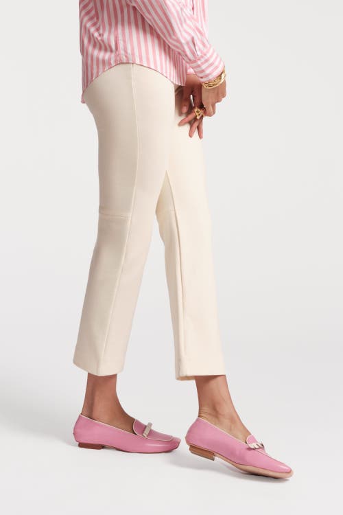 Frances Valentine Wonder Cropped Pants In Oyster